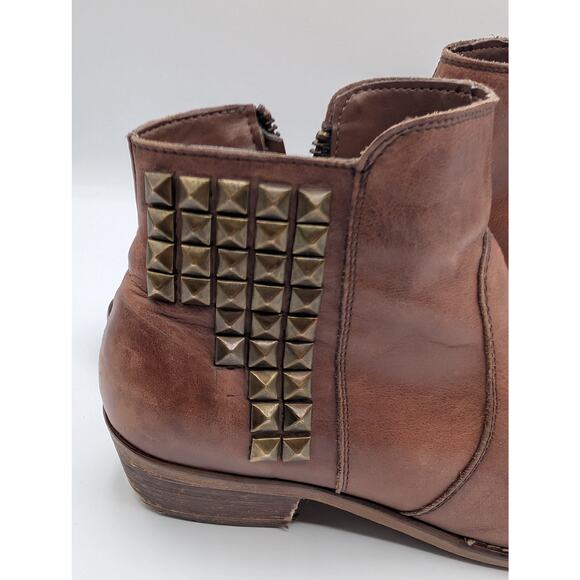 14th & Union Brown Leather Presley Boot Size 7.5 - Picture 6 of 8